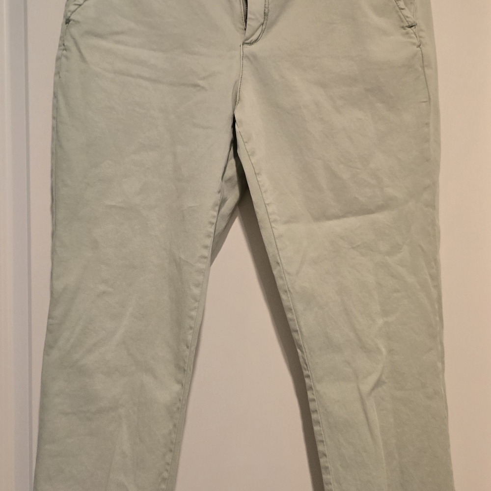 Anthropologie Chino Slim Pants in Light Gray